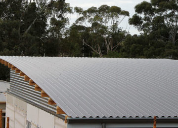 Keeping a metal roof clean