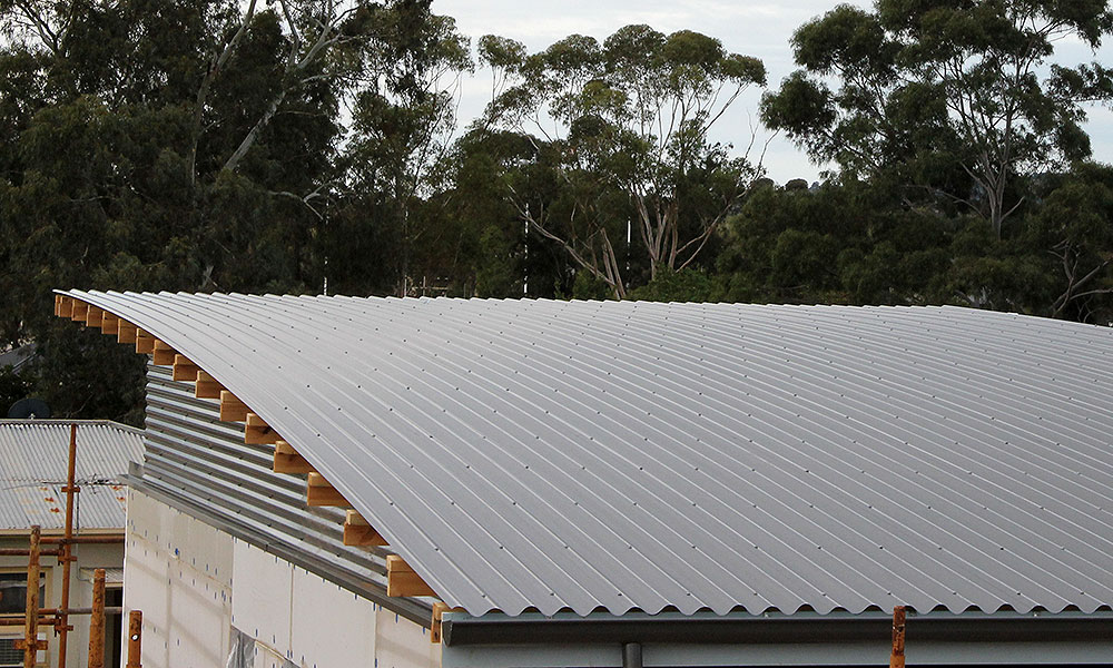 Keeping a metal roof clean